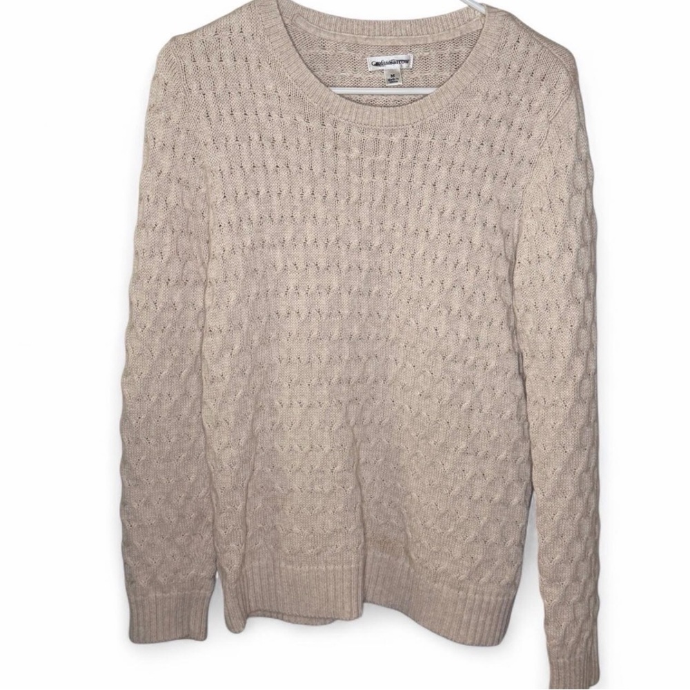 Croft & Barrow Women's Beige Sweater